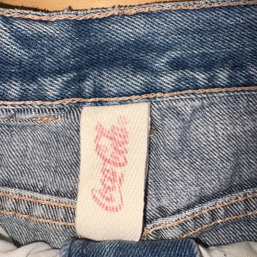 Vintage Coca-Cola Jean Shorts Womens 28 Cut Off Ultra High Rise Denim Jorts